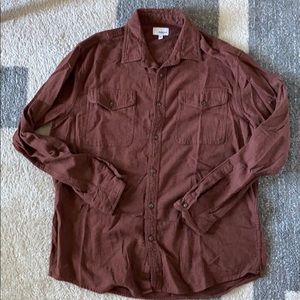Men’s button up flannel
